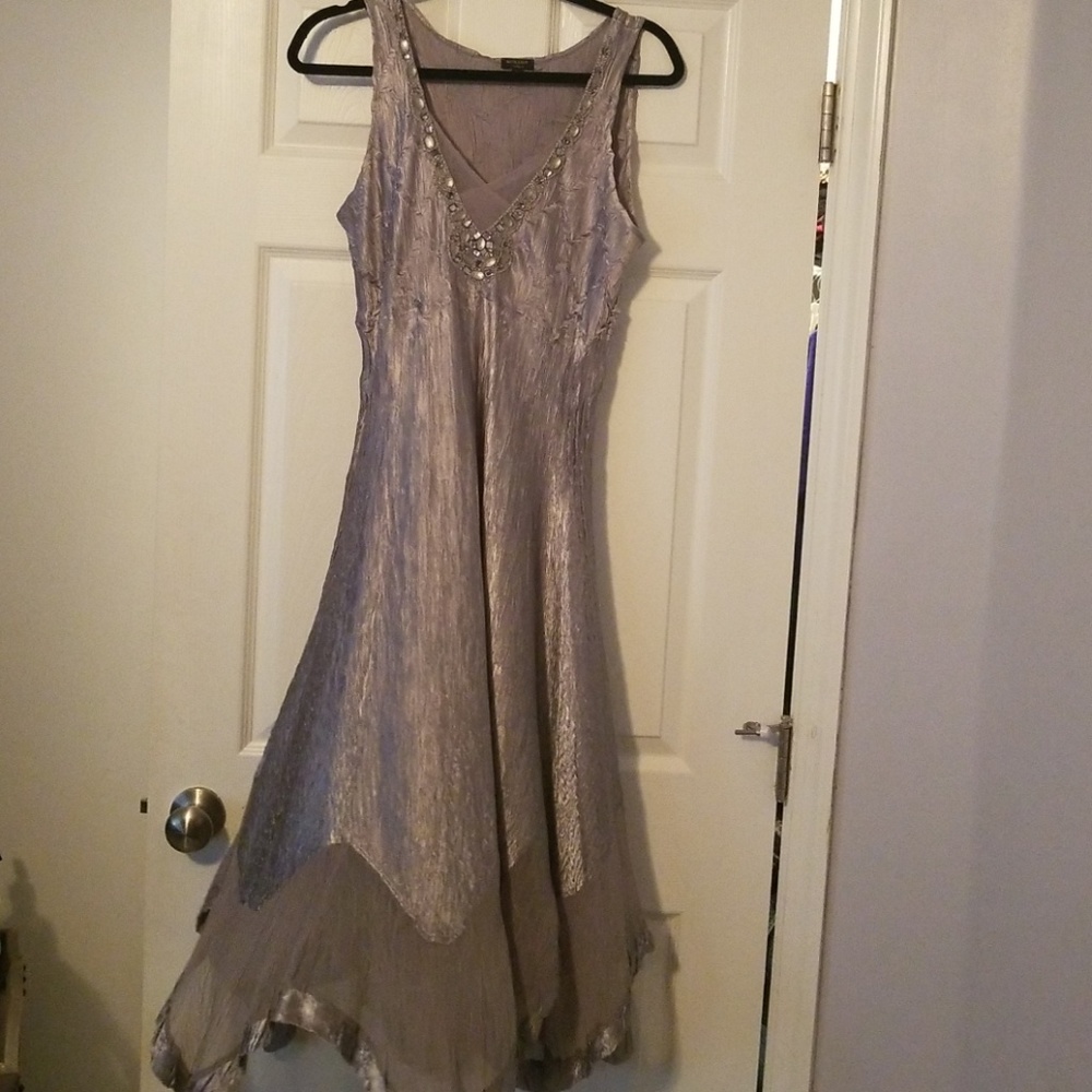 Silver Cocktail/Party/Wedding Dress